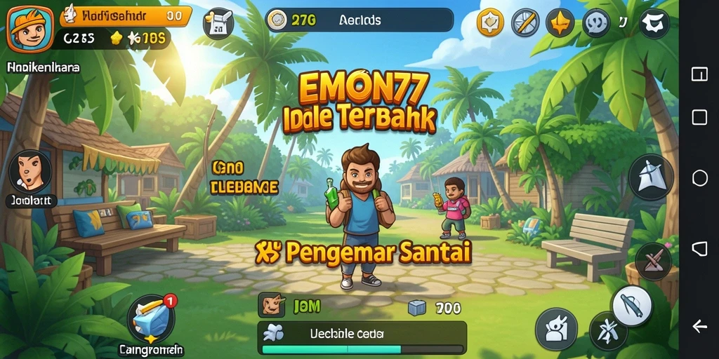Tampilan gameplay <strong>EMON77</strong> yang menawan dan penuh warna.