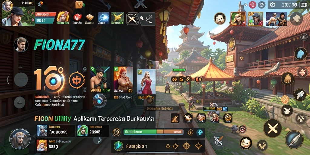 Tampilan antarmuka utama FIONA77 yang sederhana dan fungsional.