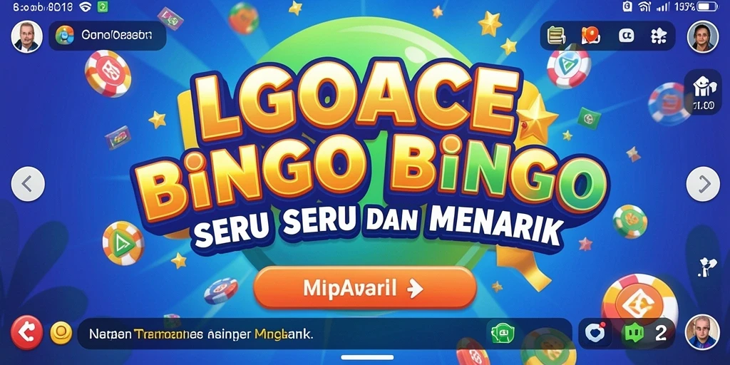 Tampilan gameplay Bingo yang seru dan interaktif di LGOACE.