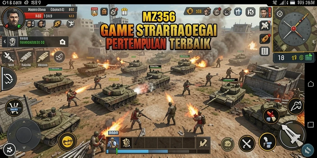 Tampilan gameplay seru dari MZ356 yang penuh strategi.