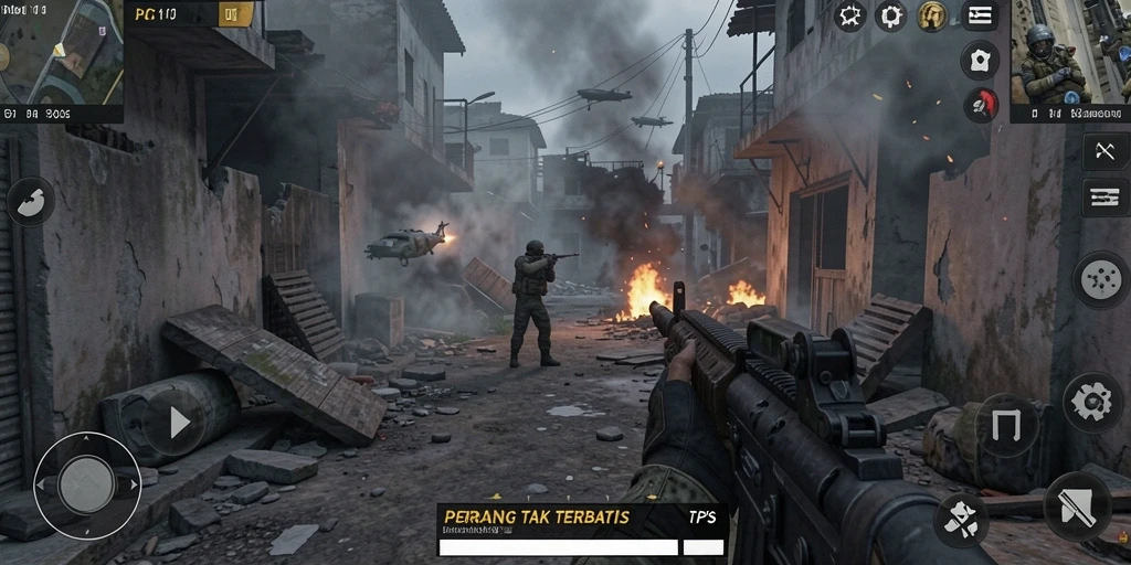 Tampilan gameplay PG11 yang seru dan mendebarkan selama pertempuran.