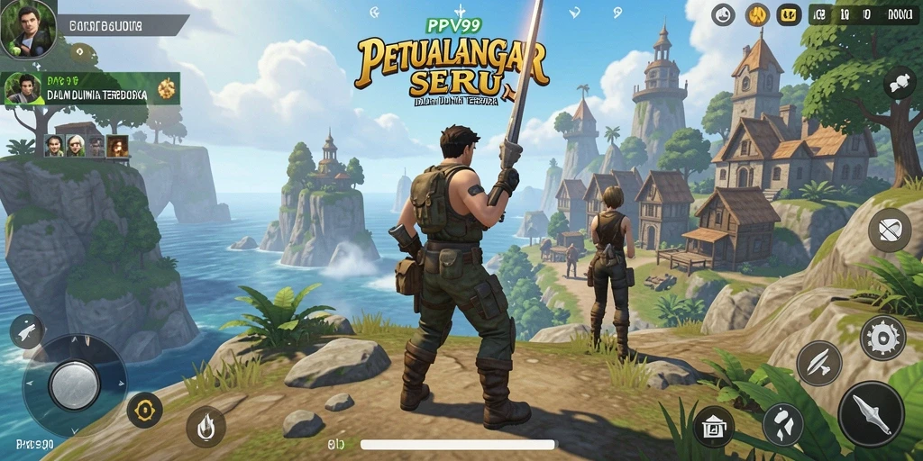 Tampilan gameplay PPV99 yang memukau dalam dunia terbuka.