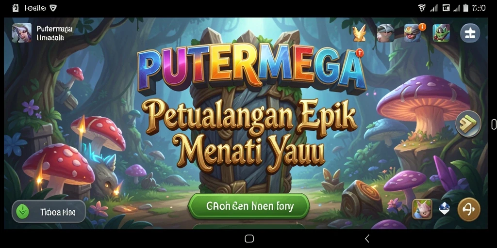 Tangkapan layar gameplay PUTERMEGA yang menawan dan mendebarkan.
