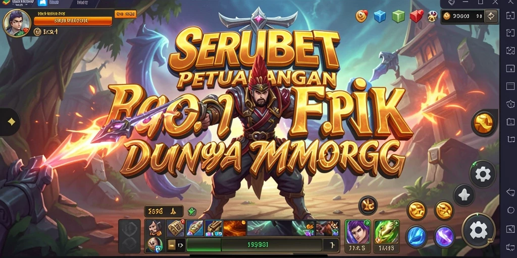 Tampilan gameplay SERUBET yang menarik dan mendebarkan dalam dunia MMORPG.