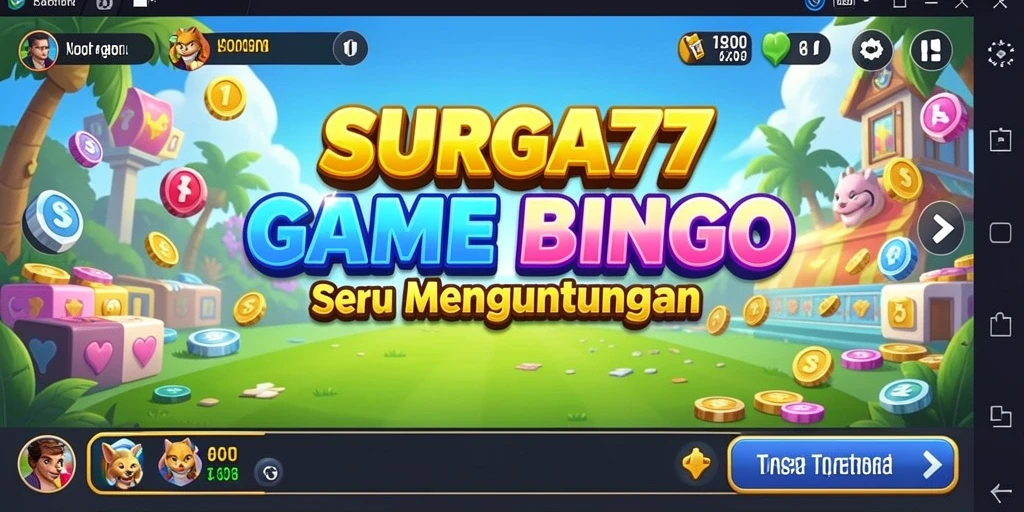Tampilan menarik dari gameplay Bingo di SURGA77.