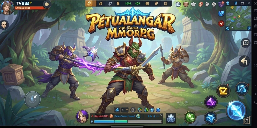 Gameplay menawan dengan aksi petualangan seru di TV888.