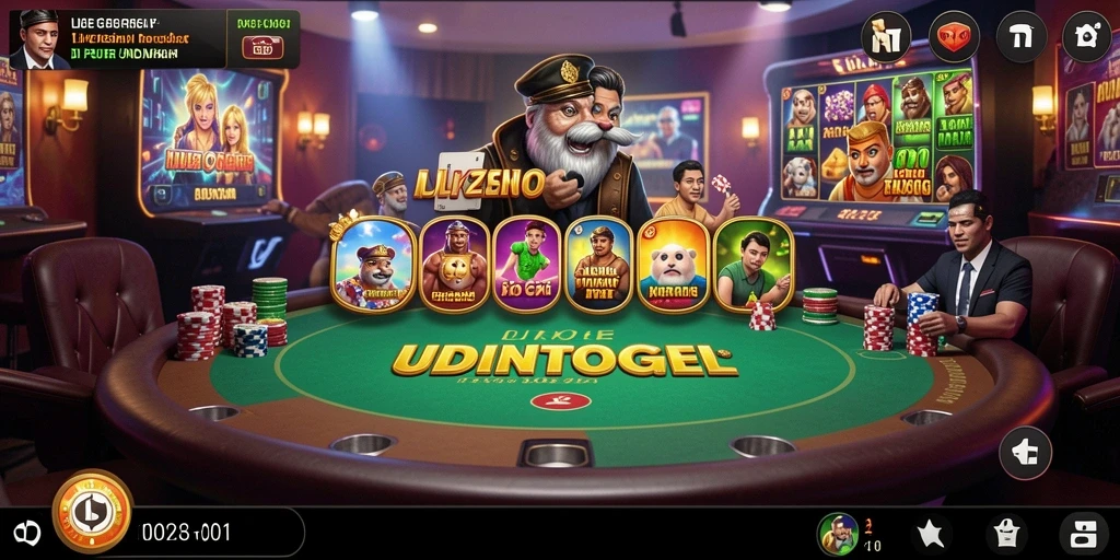 Tampilan gameplay Live Casino di UDINTOGEL yang mendebarkan.