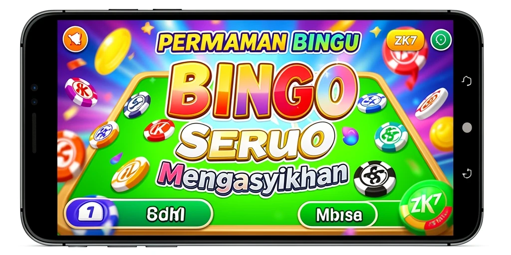 Screenshot gameplay ZK7 menampilkan suasana seru permainan Bingo.